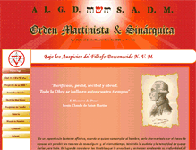 Tablet Screenshot of ordenmartinista.org